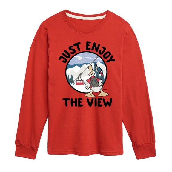 Disney - Just Enjoy The View - Toddler & Youth Long Sleeve Graphic T-Shirt