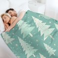 thumbnail image 6 of Midcentury Modern Christmas Trees Blanket Hello Winter Holiday Throw Blanket 30"x40" Soft Cozy Microfiber Throw Blanket for Couch Bed Sofa for Adults and Children Microfiber Holiday Blanket, 6 of 6