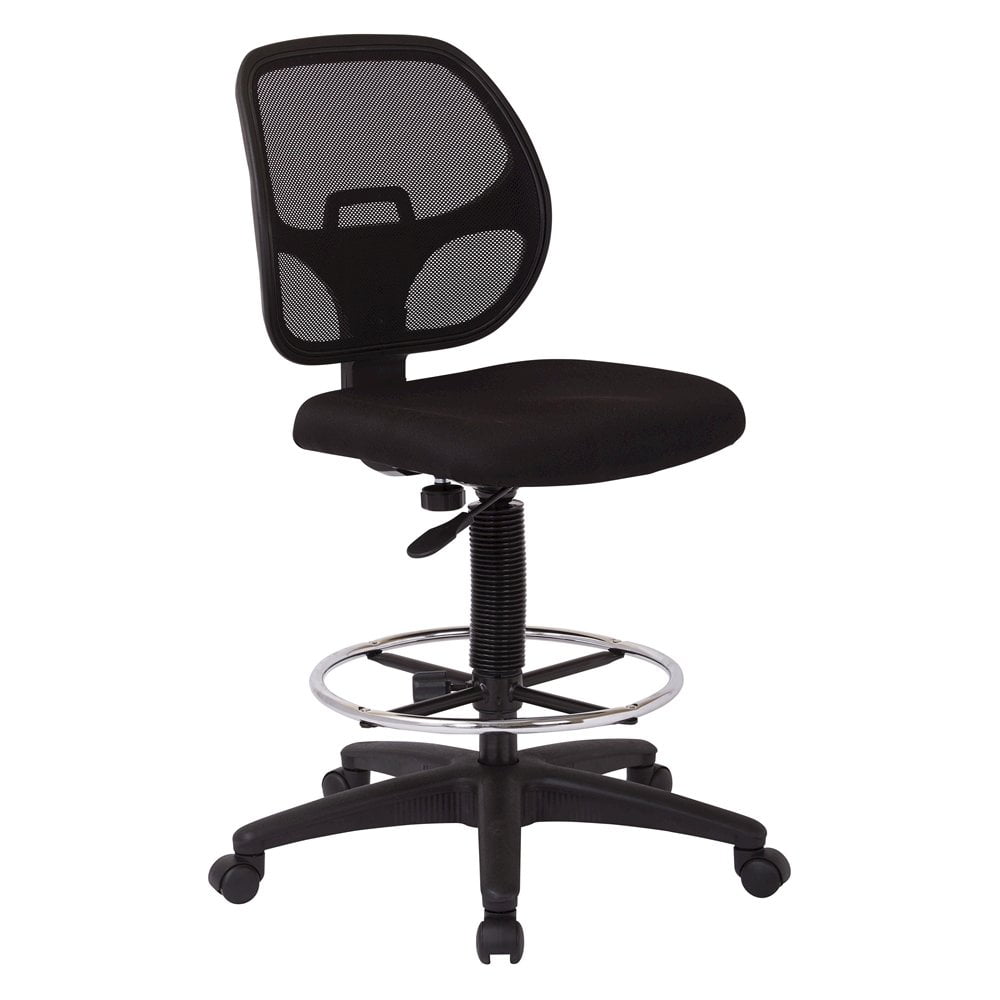 furnifact black drafting chair tall product