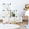 thumbnail image 2 of Gymax 6 Cube Storage Organizer Plastic Organizer Units w/ Steel Frame, 2 of 10
