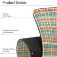 thumbnail image 4 of Yayeee Faucet Mat for Kitchen Sink 14.7" Diatomite Long Splash Guard Pad, Red Green Tartan Pattern, 4 of 7