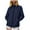 Dark Blue_2, variant on Godom Women Lightweight Jackets Waterproof Hooded Raincoat Packable Hiking Windbreaker Rain Jacket with Pockets
