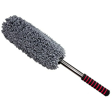 Ultimate Car Duster - The Best Microfiber Multipurpose Duster - Exterior or Interior Use - Lint Free - Long Unbreakable Extendable