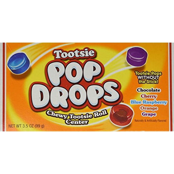 Tootsie, Pop Drops, Count 1 (3.5 oz) - Sugar Candy / Grab Varieties & Flavors