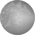 thumbnail image 1 of Ahgly Company Machine Washable Indoor Round Transitional Gray Cloud Gray Area Rugs, 7' Round, 1 of 7