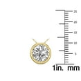 thumbnail image 5 of SZUL Women's IGI Certified 2 Carat Lab Grown Diamond Bezel Pendant in 14K Yellow Gold (F-G Color, VS1-VS2 Clarity), 5 of 6