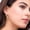 E, variante sur HALJEN Boucles d'Oreilles en Argent Sterling pour Femmes Boucles d'Oreilles Aiguille Boucles d'Oreilles Circulaires Tempérament Boucles d'Oreilles Design Sens Créatif Personnalité Simple