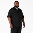 thumbnail image 3 of Camisa de trabajo Dickies XL negra de manga corta con acabado que absorbe la humedad, 3 of 7