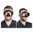 thumbnail image 4 of Combo Adulto Máscara & Tubo CRESSI  F-Dual & Supernova Dry Negro/Blanco, 4 of 5