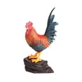 thumbnail image 2 of Figura realista de gallo, estatuas de gallo, manualidades para niños, niñas, , animales de granja Gallo con soporte, 2 of 9