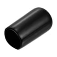 thumbnail image 1 of Uxcell 25pcs Tapones de goma 3/8"(10mm) ID Cubierta de tapón redondo de vinilo negra, 1 of 5
