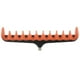thumbnail image 2 of Soporte para Caña Pescar Carpa Con 11 Agujeros Cabezal ABS Accesorio Pesca Al Aire Libre () Naranja, 2 of 2