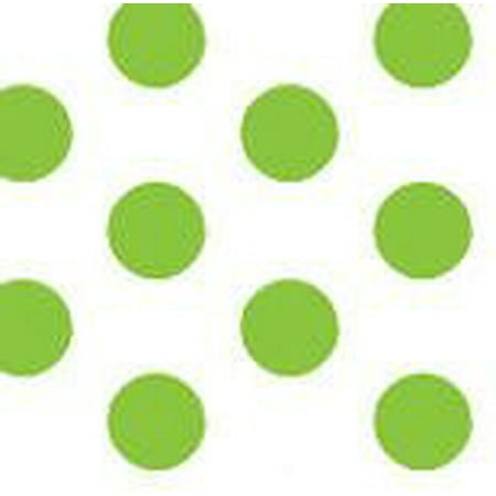 - Green and White Polka Dot Gift Wrap Pom Pom Tissue Paper