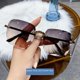thumbnail image 3 of Gafas de sol sin marco europeas y americanas, gafas de sol de tendencia a la moda, gafas de sol cuadradas para adelgazar con cara grande para mujer, 3 of 5