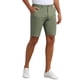 thumbnail image 4 of Pantalones cortos de vestir para hombres INSPIRE CHIC, con frente plano, ligeros, para el verano, formales de negocios, con bolsillo, 30 verde, 4 of 5