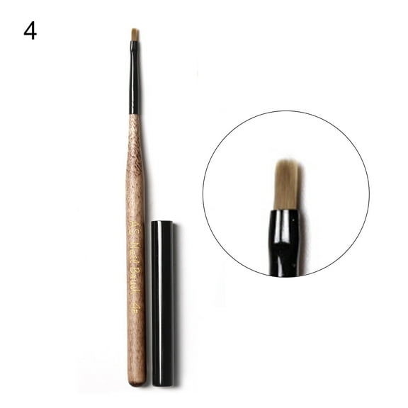 UDIYO Nail Liner Brush Reusable Anti-Slip Convenient Drawing Liner Brush DIY Fine Details Manicure Tools for Lady