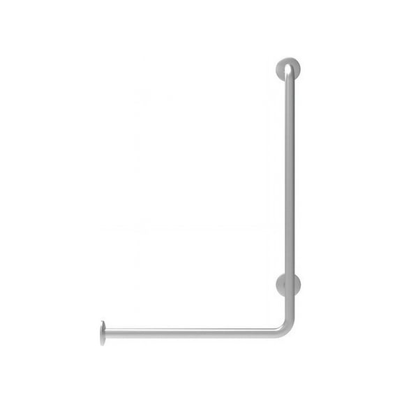 Bradley 8322-032000 - Corner Shower Grab Bar, 24" x 34", Concealed, 1-1/4"OD - Safety Grip - Left Hand