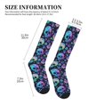 thumbnail image 4 of Sikiie Skull flower cute 1 Pairs Compression Socks for Men and Women 15-20 mmHg Running Support Socks, 4 of 7