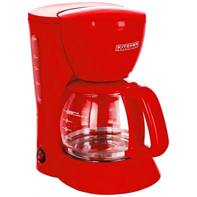Kitchen Selectives Colors Red 5 Cup Coffee Maker