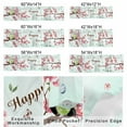 thumbnail image 2 of Valance Curtains for Kitchen Windows Gnome on Cherry Tree Branch Rod Pocket Valance Easter Flower Rabbit Egg Short Window Curtain Topper for Bedroom Living Room Bathroom 42x12in,1&nbsp;Panel, 2 of 9
