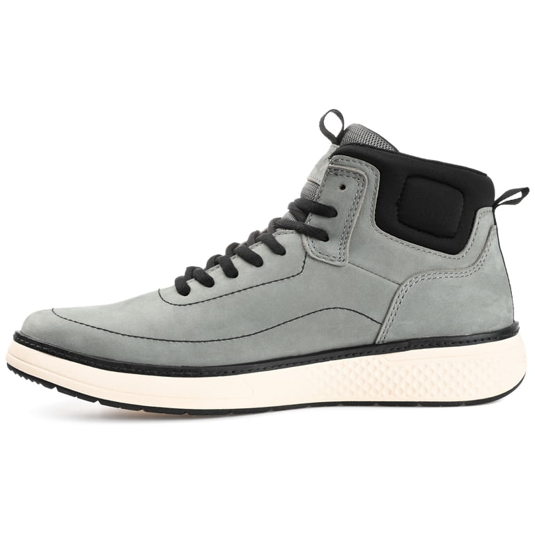 NEW TERRITORY ROAM men\'s high top sneaker boots in grey Territory Roam High Top Sneaker Boot - Walmart.com main image 2