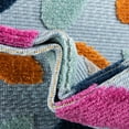 thumbnail image 5 of Rugs.com Aruba Outdoor Collection Rug – 5' 3 x 8' Blue Low-Pile Rug Perfect For Any Outdoor Space, Bedrooms, Dining Rooms, Living Rooms, 5 of 9