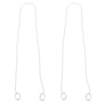 thumbnail image 1 of Shisuyan White Safety Connector Cord For Earplugs 2Set 28X0.6X0.4In, 1 of 9