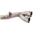 thumbnail image 3 of Motorcycle Exhaust Pipe Slip On Middle Link Pipe Stainless Steel Parts For Yamaha R6 YZF-R6 2006 2007 2008-2020, 3 of 6
