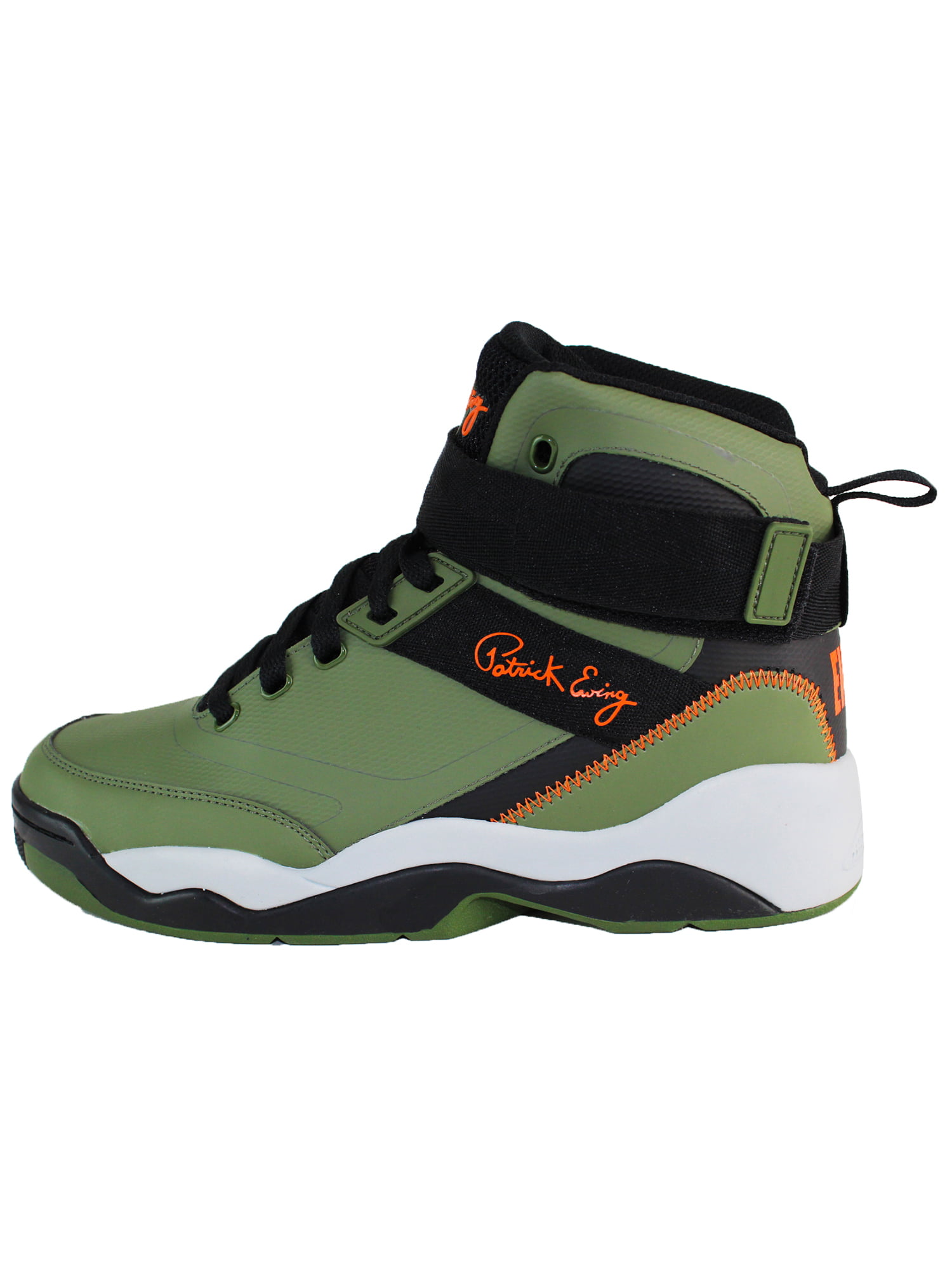 Patrick Ewing Patrick Ewing Athletics 33 Hi 2 0 Mens Basketball Fashion Sneakers Athletic Shoes Chive Black Orange Olive Green Walmart Com Walmart Com