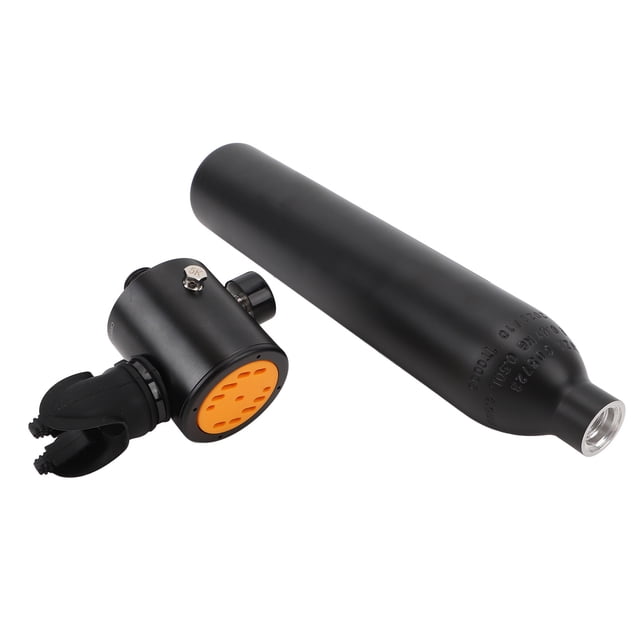 Cilindro de Oxísgeno para Buceo, Mini Cilindro de Oxísgeno para Buceo, Mini Tanque de Buceo Portátil de 0,5 l Con Manómetro para Bucear
