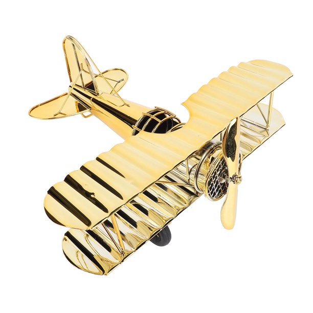 Modelo De Avión Vintage Grande, Decoración De Aviones De Metal, Ilustración De Artesanía De Hierro Para La Sala Estudio De La Sala De Televisión Gabinete De Televisión Desk