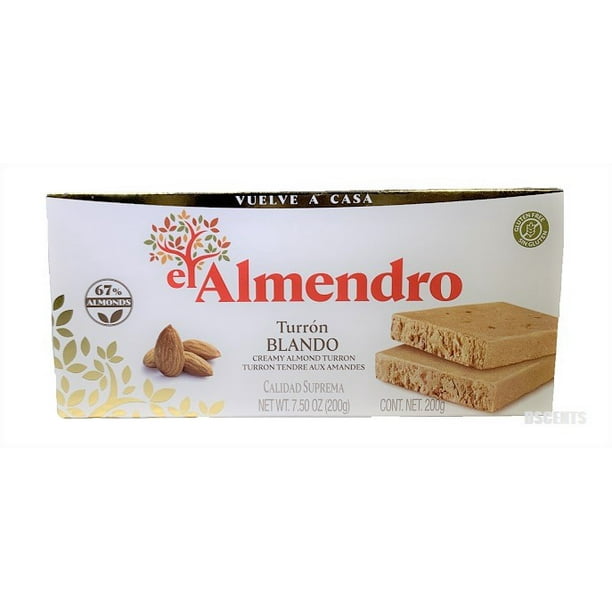 El Almendro Turron Blando Soft Spanish Turron Roasted Almonds and Honey