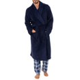 thumbnail image 1 of Bata IZOD para Hombre en Forro Polar Suave Navy Tallas 2X-3X, 1 of 3