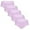 Purple, variant on Comfy Womens Panties Low Waist Seamless Panties Solid Color V-Shaped Maternity Panties Stretchy Breathable Hipsters Briefs Knickers Underwear 5 Packs Gray M