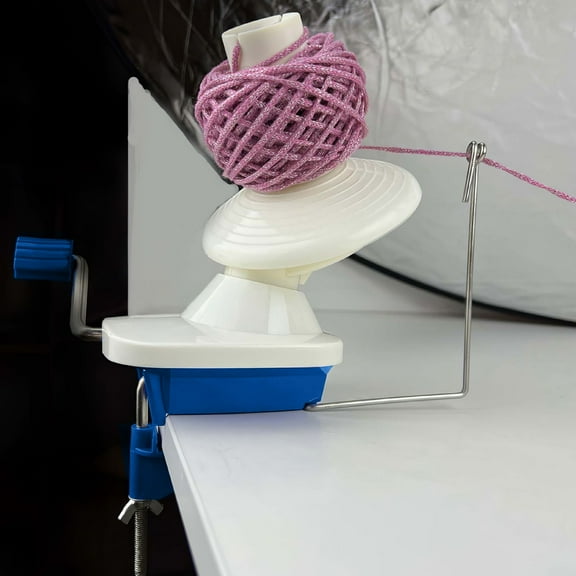 SOPOTUTU Yarn Ball Winder For Crochet Thread Multi Color Plastic Time Saving Crafting Tool 1Set