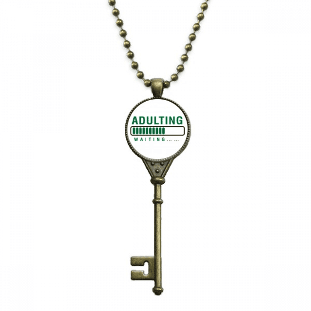 Madurez de los adultos Llavero Collar Colgante Bandeja Cadena Embellecida Unbranded M