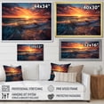 thumbnail image 4 of Designart "Ocean of Dreams at Sunset I" Landscapes Canvas Art Print, 4 of 5