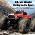 thumbnail image 5 of Rock Crawler RC Truck 4x4 Off Road Waterproof, 2.4Ghz Amphibious Remote Control Monster Truck with 2 Batteries, Dual Motors All Terrain RC Cars Toys for 8-12 Year Old Boys, 5 of 7