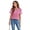 Pink, variant on Tinglu Casual Women Shirt Short Sleeve Comfy Tops Female T-Shirts