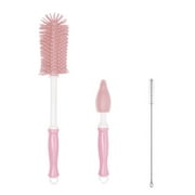3 in 1 Bottle Cleaner Set with Silicone Brush,Bottle Washer Compatible, Cleaning Kit Breast Pump Cleaning Brush Set
