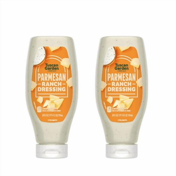 Tuscan Garden Parmesan Ranch Dressing, 20 fl oz ,2 Pack