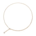 thumbnail image 1 of Ofertas Únicas 1 Pc Cadena de Cintura Cordón Ajustable Delgado para Mujeres Blanco, 1 of 6