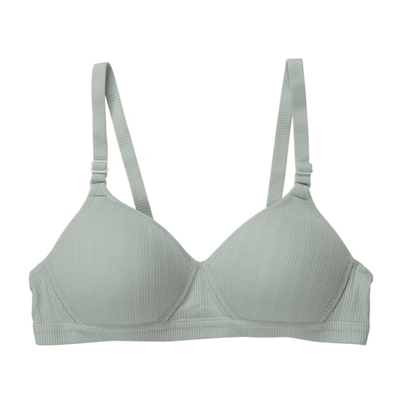 Magazine Women's Seamless Support Bra No Steel Ring, Wireless Soft Cotton Bralette Underwear