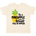 thumbnail image 3 of Inktastic Be a Pineapple in a World Full of Apples Boys or Girls Toddler T-Shirt, 3 of 5