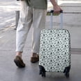 thumbnail image 3 of Light Blue Bigfoot and Tree Pattern Luggage Cover Fashion Suitcase Cover Baggage Covers Fit 25-28 Inch Luggage (Go Travel), 3 of 5