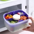 thumbnail image 3 of WRKEKC Clearance Double-Layer Lunch Box with Removable Tray - Microwave-Safe Food Container for Adults/Kids, 3 of 6