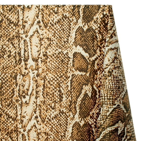 Ottertex® Nylon Ripstop 70 Denier (PU Coated) - Snakeskin Print Brown Fabric 61" By The Yard