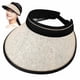 thumbnail image 1 of Women Sun Hat: Sun Visors for Women Foldable Wide Brim Straw Visors Women Beach Visors Sun Visor Hat Beach Hat, 1 of 5