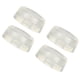 thumbnail image 3 of Cojín de cama para máquina de coser, 4 unidades, cojín de cama de coser, plástico PVC suave, elástico, transparente, reducción de vibración, cojín para máquina de coser para reparación de reemplazo, 3 of 14