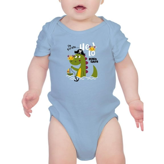 I'm Pirate Dinosaur Bodysuit Infant -Image by Shutterstock, 12 Months